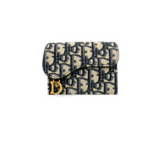 Dior Portafoglio Tela Blu