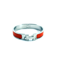 Hermès Bracelet Click H PM Acier Orange