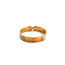 Hermès Bracciale Click H PM Acciaio Rosa