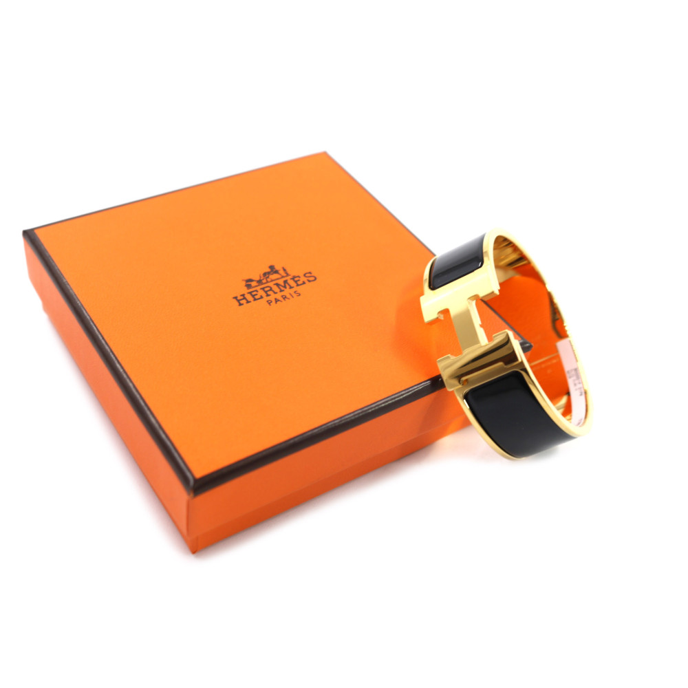Hermès Bracelet Click H PM Steel Black