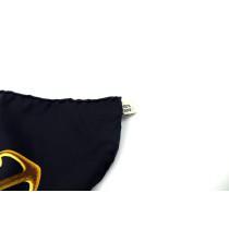 Hermes Foulard Seta Nera e Oro