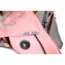 Hermes Foulard Seta Rosa