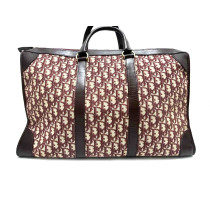 Dior Reisetasche Jacquard-Stoff Oblique Bordeaux