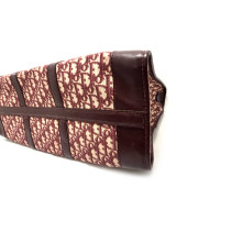 Dior Reisetasche Jacquard-Stoff Oblique Bordeaux
