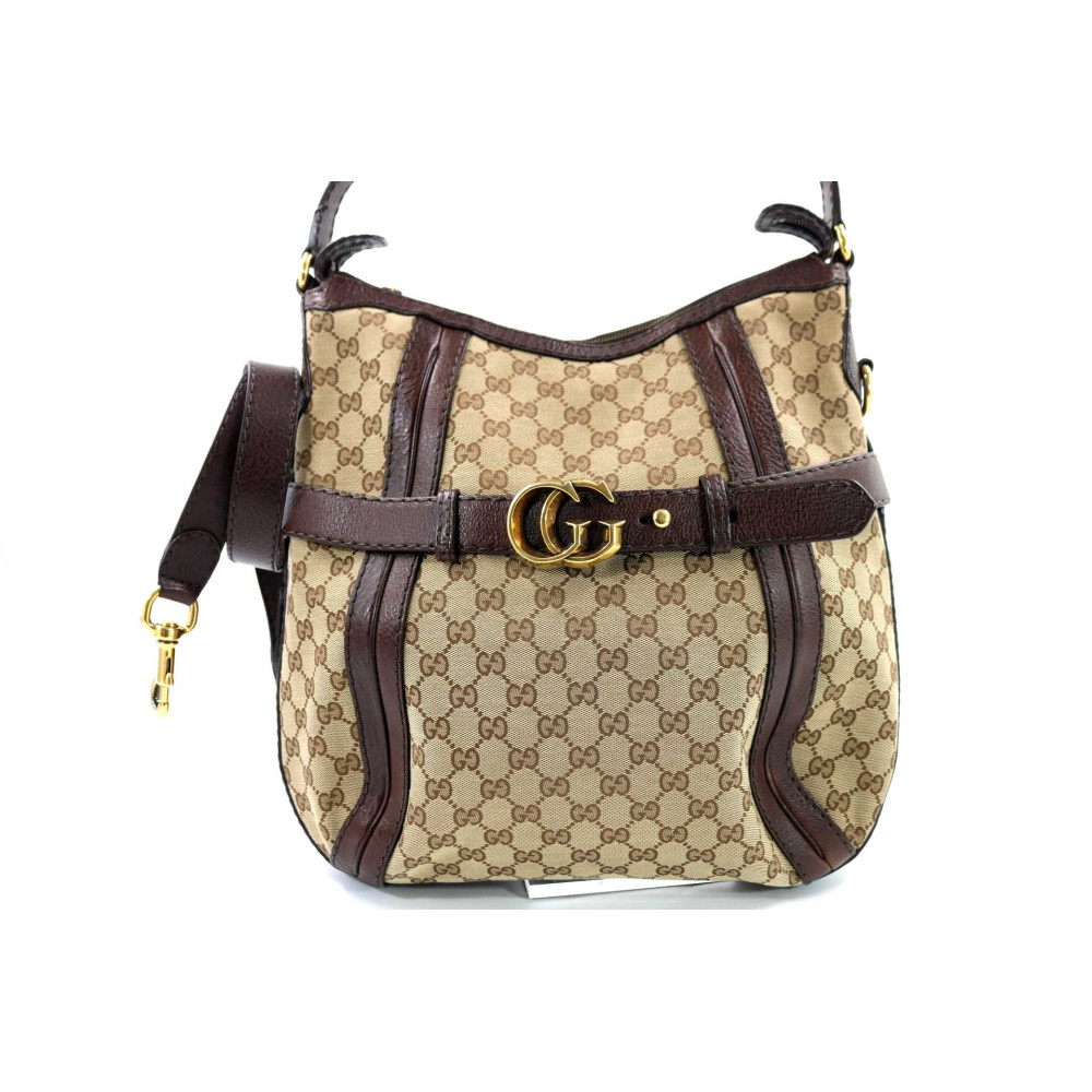 Gucci Hobo Media GG Beige
