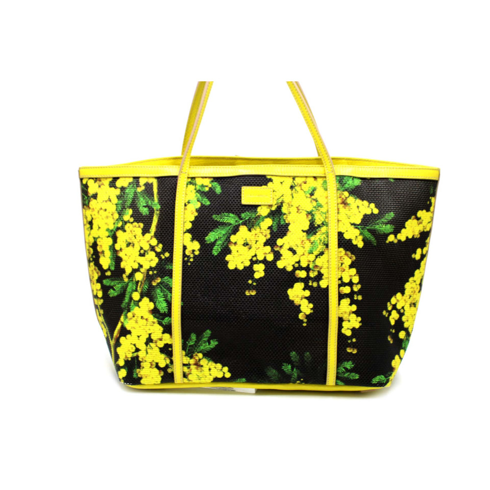 Dolce & Gabbana Shopping Tela Nera e Gialla