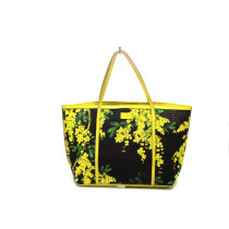 Dolce & Gabbana Shopping Tela Nera e Gialla