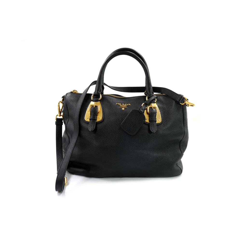 Prada Shopping Pelle Nera