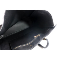 Gucci Shopping Bamboo Tote Pelle Scamosciata Nera