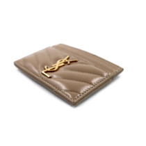 Saint Laurent Portacarte Cassandre Pelle Beige