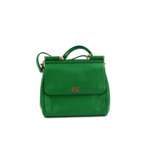 Dolce & Gabbana Sicily Large Cuir Vert