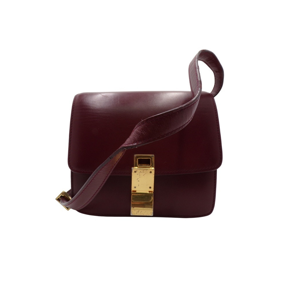 Céline Tracolla Pelle Burgundy