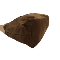 Prada Shopping Tela Marrone