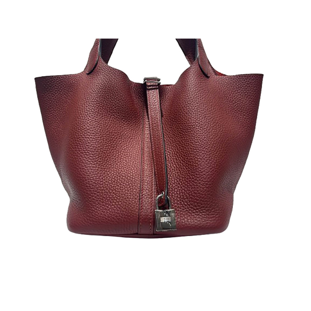 Hermes Picotin Pelle Rouge H