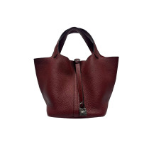 Hermes Picotin Pelle Rouge H