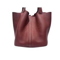 Hermes Picotin Pelle Rouge H