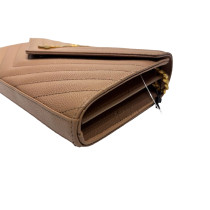 Saint Laurent Cassandra Pelle Beige