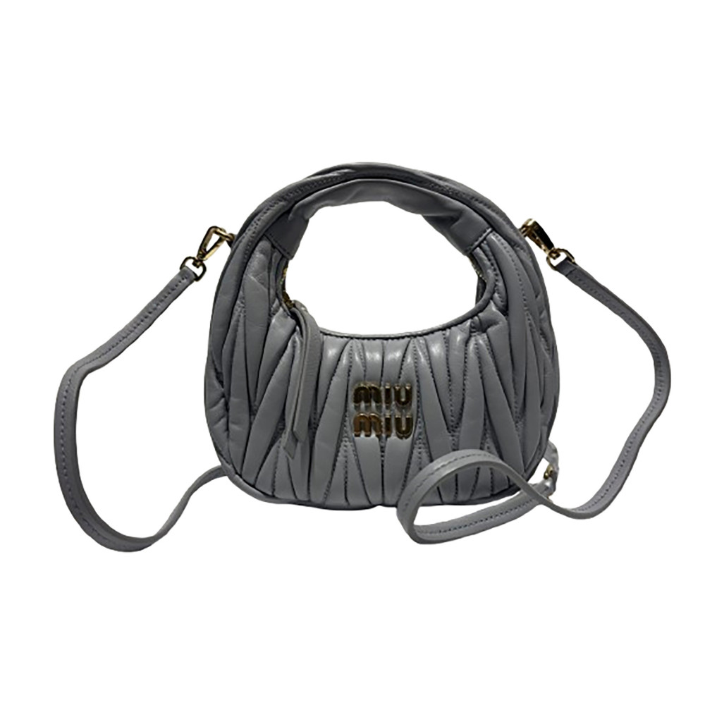 Miu Miu Mini Bag Pelle Azzurro