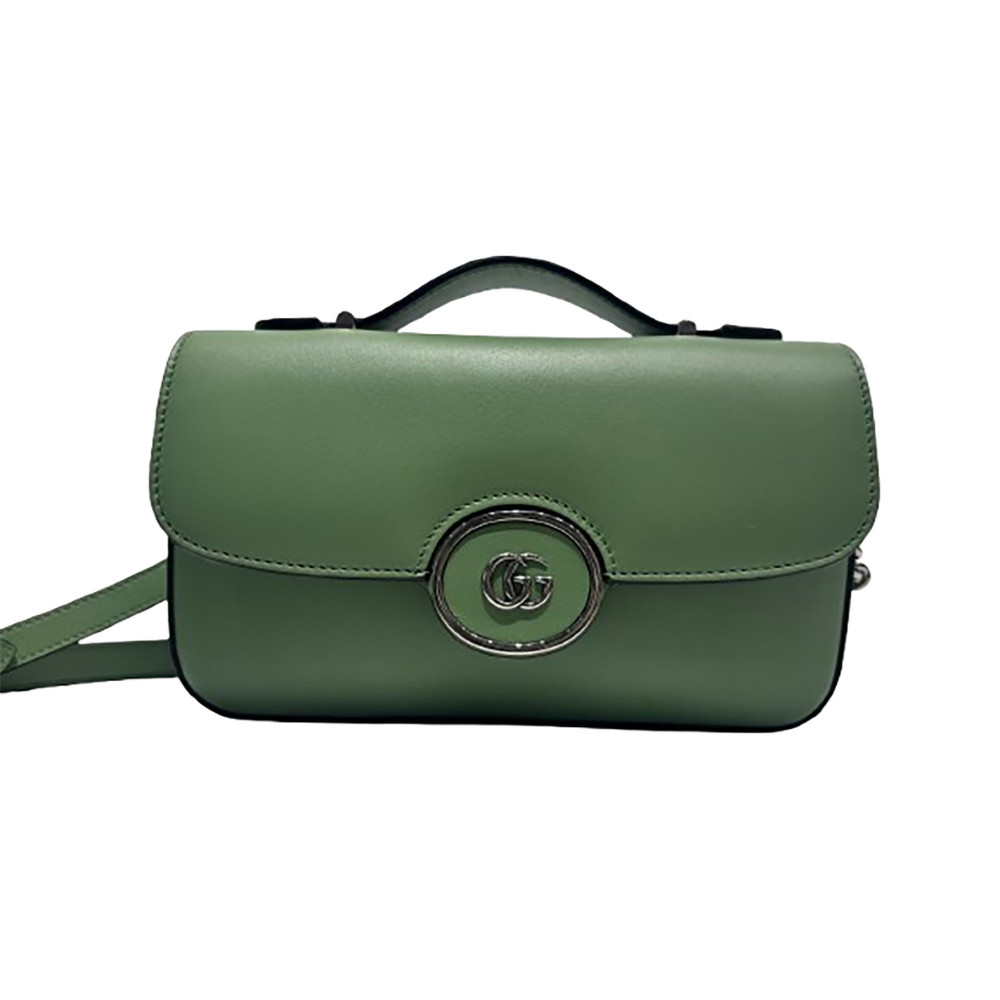 Gucci Pochette Pelle Verde Salvia