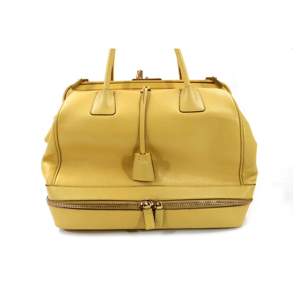 Prada Shopping Pelle Gialla