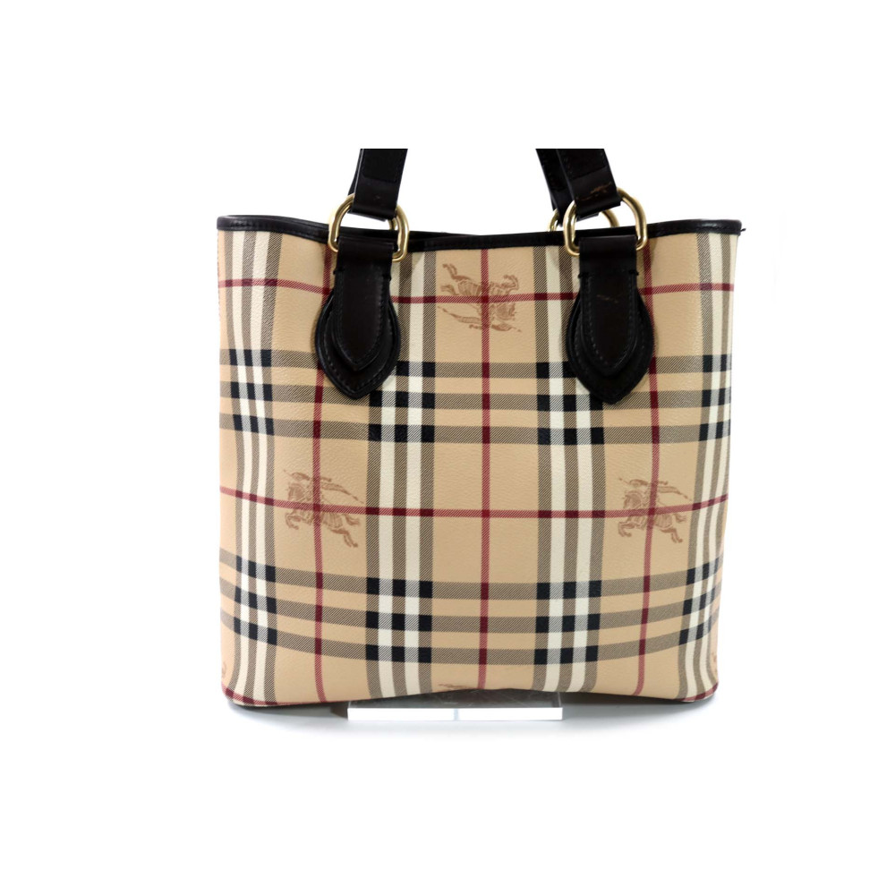 Burberry Tote Bag Check Beige