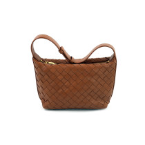 Bottega Veneta Wallace Mini Pelle Marrone