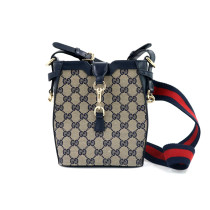 구찌 버킷 미니 GG 블루