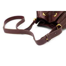 Cartier Secchiello Pelle Bordeaux