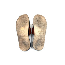 Hermès Tongs Homme Izimir Cuir Marron