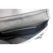 Prada Schultertasche Segeltuch Schwarz