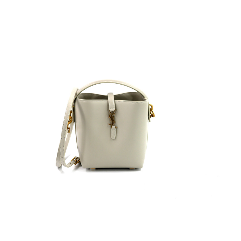 Saint Laurent Le 37 Mini Weißes Leder