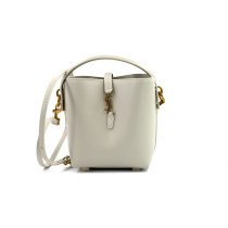 Saint Laurent Le 37 Mini Pelle Bianca