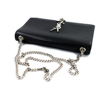 Saint Laurent Kate Media Tassel Pelle Nera