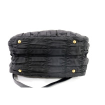 Prada Shopping Tessuto Gauffre Nero
