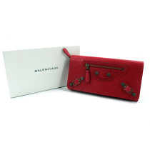 Balenciaga Portafoglio Continental Pelle Rossa