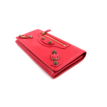 Balenciaga Portafoglio Continental Pelle Rossa