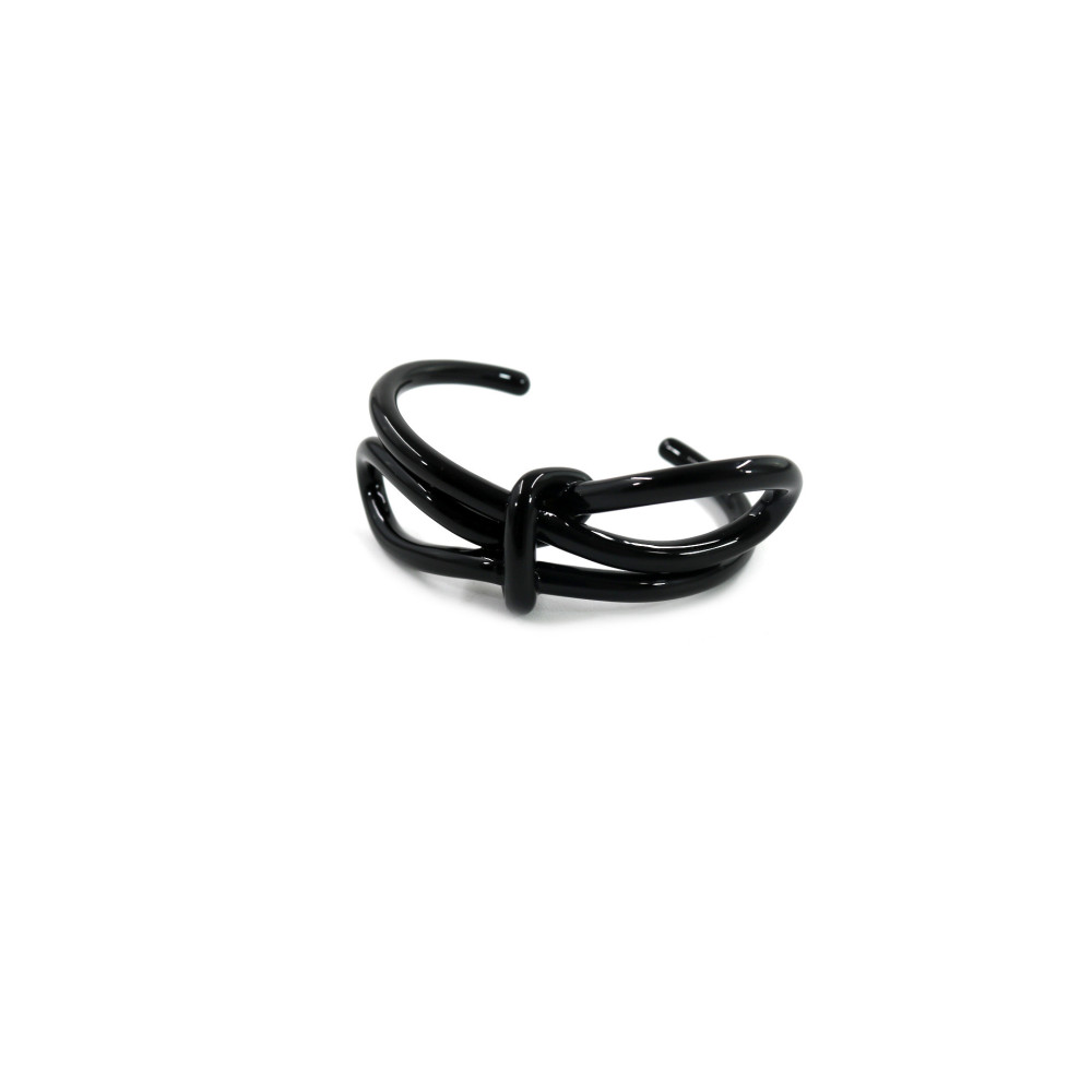 Balenciaga Bracciale Metallo Nero
