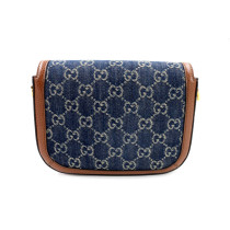 Gucci Horsebit 1955 Denim Blau