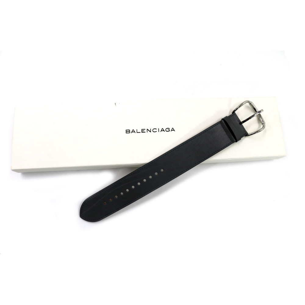 Balenciaga Bracciale Pelle Grigia