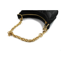Gucci Pochette Matelassé Schwarzes Leder