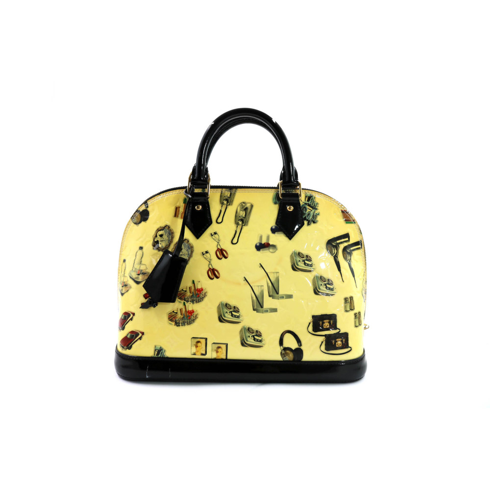 Louis Vuitton Alma Vernis Giallo e Nero