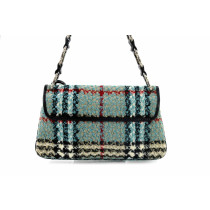 Burberry Multicolor Wool Tweed Shopping Bag