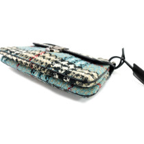 Burberry Multicolor Wool Tweed Shopping Bag