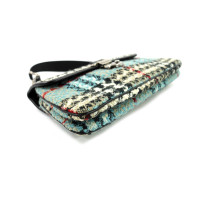 Burberry Multicolor Wool Tweed Shopping Bag