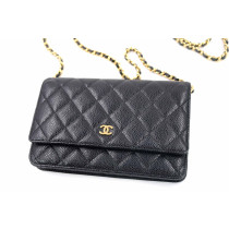 Chanel Woc Wallet On Chain Pelle Nera