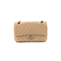 Chanel Timeless Medium Beige Leather