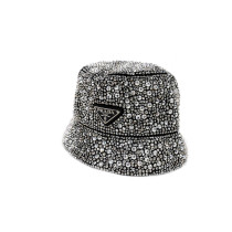 Prada Bucket Hat Crystal Silber