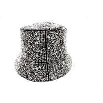 Prada Bucket Hat Crystal Silber