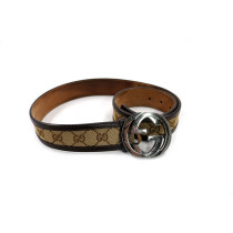 Gucci Cintura Interlocking GG Beige