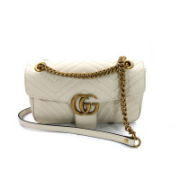 Gucci Marmont Media Pelle Bianca